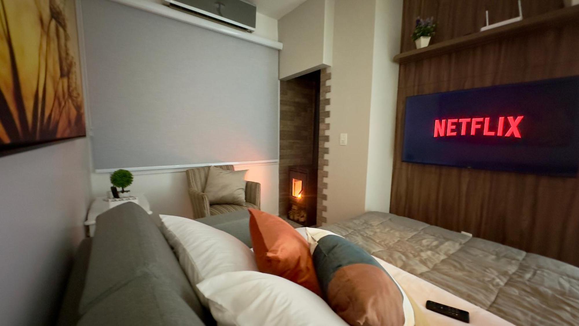 A 10 Min Centro 06 Pessoas Com Lareira, Ar Condicionado E Wi-fi Veloz Apartamento *